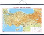 Gürbüz Yayınları Türkiye Fiziki Siyasi Haritası 50X70 Çift Taraflı Çıtalı