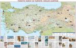 Gürbüz Yayınları Türkiye Tarihi Ve Turistik Yerler Haritası 70X100