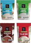 Güzel Gıda 4 Lü Set Glutensiz Organik Hindistan Cevizi Unu - Pirinç Unu - Keçiboynuzu Unu - Yulaf Un