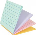 Gıpta 76x76 Magic Çizgili Pastel 4 Renk Yapışkanlı Not Kağıdı