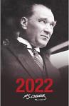 Halk 2022 Portre Siyah Atatürk Ajandası
