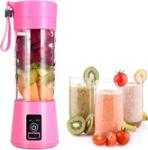 Hamaha Pembe Taşınabilir Şarjlı Blender -380 Ml