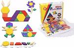 Hamaha Wood Kids Tangram Zeka Geliştirici Ahşap Bloklar (125 Adet)