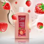 Happy Body Strawberry Mouisturizer Shower Gel / Çilek Nemlendirici Duş Jeli 400Ml