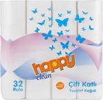 Happy Çift Katlı 32 Rulo Tuvalet Kağıdı