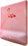 Happy Hours Amazon Flamingo Bilek Destekli Mouse Pad - Kare