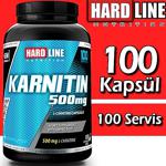 Hardline Karnitin 100 Kapsül Skt 11-2021 Hardlıne L Carnitine Hizli Kargo