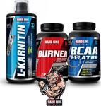 Hardline L-Karnitin 1000 Mg 1000 Ml + Burner Ve Bcaa 4:1:1 Atb6 Anahtarlık