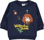 Harry Potter Kız Bebek Sweatshirt 6-18 Ay Lacivert