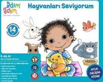 Hayvanları Seviyorum - 14. Ay Gelişim Kitabı