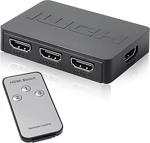 Hdmi Çoklayıcı 3 Port 1080P - Uzaktan Kumandalı Hdmi Switch