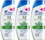 Head&Shoulders Mentol Ferahlığı 2'si 1 Arada 450 ml 3 Adet Şampuan