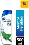 Head&Shoulders Mentol Ferahlığı 2'si 1 Arada 450 ml x6 Adet Şampuan