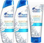 Head&Shoulders Supreme Şampuan Arındırıcı 2X300 Ml+220 Ml Saç Kremi