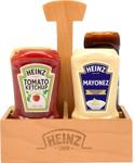 Heinz 4'Lü Set Ahşap Sosluk Hediyeli