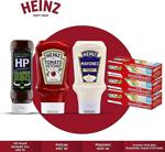 Heinz Ketçap 460 Gr + Mayonez 400 Gr + Hp Barbekü Sos 465 Gr + Ecomix Orta Boy Buzdolabı Poşeti 3'Lü