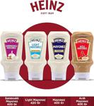 Heinz Mayonez 4'Lü Set (Sarımsaklı Mayonez 400 Gr + Light Mayonez 400 Gr + Mayonez 400 Gr + Acılı Mayonez 405 Gr)