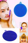 Helen'S Home Silikon Yüz Temizleme Pedi Siyah Nokta Akne Makyaj Temizleyici - Mavi