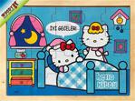 Hello Kitty Zamanlar İyi Geceler 20 Parça Ahşap Frame Puzzle