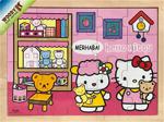 Hello Kitty Zamanlar Merhaba 20 Parça Ahşap Frame Puzzle