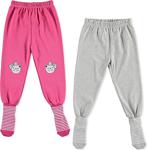 Hellobaby Basic Bebek 2Li Çoraplı Pijama Pantolon 9 Ay