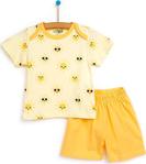 Hellobaby Basic Kız Bebek Baharlık Kısa Kollu Pijama Takımı 1 Yaş