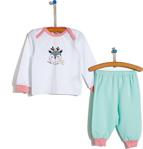 Hellobaby Basic Kız Bebek Baharlık Pijama Takımı