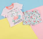 Hellobaby Yaz Bebek Basic Baskılı Tshirt-şort Takım 1 Yaş