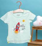 Hellobaby Yaz Bebek Key1Boys Süprem Kısa Kol Bisiklet Yaka Tek Tshirt 9 Ay