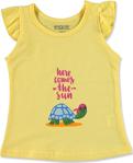 Hellobaby Yaz Kız Bebek Fırfırlı Atlet Tshirt 1 Yaş