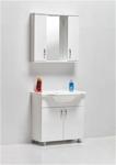 Hepsi Home Saydam Klasik 80 cm Mdf Banyo Dolabı Beyaz