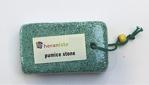 Heraniste Topuk Taşı Ponza Taşı İplı Boncuklu Yeşil Pumice Stone With Hanger