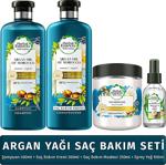 Herbal Essences Essence Argan Yağ Saç Bakım Seti (Şampuan + Krem Yağı Maske)