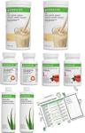 Herbalife 2'Li Eko Set 2 Vanilya Shake 2 Ahududu Çay 2 Thermo 2 Aloe Vera Diyet Listesi Hediye