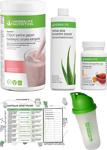 Herbalife 4'Lü Set - Ahududu Shake Şeftali Aroma Çay Aloe Vera Shaker Ve Diyet Listesi