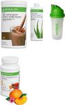 Herbalife Set Çikolata Shake Aloe Suyu Şeftali Aromalı Çay Ve Shaker 50Gr