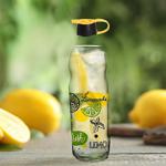 Herevin Lemonade Desenli 1 Lt Boğumlu Su Şişesi