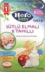 Hero Baby Gece Sütlü Elmalı 8 Tahıllı 200 gr Kaşık Maması