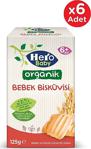 Hero Baby Organik 125 Gr 6\'lı Bebe Bisküvisi