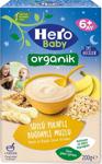 Hero Baby Organik Gece Sütlü Yulaflı Buğdaylı Muzlu 200 Gr Kaşık Maması