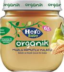 Hero Baby Organik Muzlu Armutlu Yulaflı 120 gr Kavanoz Maması