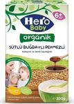 Hero Baby Organik Sütlü Buğdaylı Pekmezli Kaşık Mama 200G 2 Adet