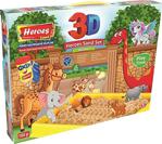 Heroes 3D Kalıplı Çiftlik Hayvanları Kinetik Kum Set 1000 Gr Kum-037