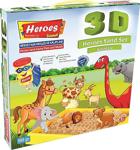 Heroes 3D Kalıplı Dinazor Kinetik Kum Set 1000 Gr