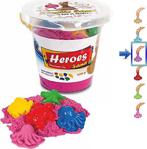 Heroes Toys Heroes Kovalı Kinetik Kum 1000Gr. Koyu Pembe