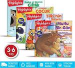 Highlights Yayınları Sticker Bulmacalı Hikayeler 4'Lü Set