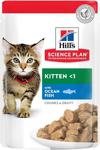 Hill's Tender Chunks Pouch Kitten 85 gr Balıklı Yavru Kedi Konservesi