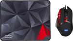 Hiper Hell Breaker X10 Optik Kablolu Oyuncu Mouse + Mouse Pad