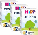 Hipp 2 Organik Devam Sütü 300 Gr X 3 Adet