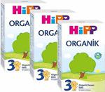 Hipp 3 Organik Devam Sütü 300 Gr X 3 Adet